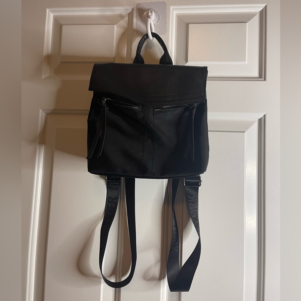 Botkier New York Trigger Nylon/Leather Mini Backpack Color Black